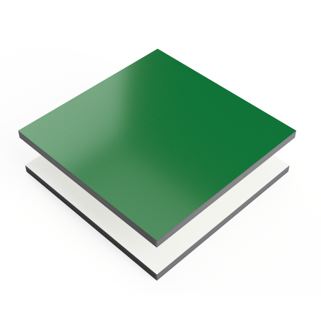  Dibond Green/White 1520x4050x3